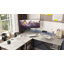 Aaleeyah Modular L-Shaped Stainless Steel Computer Desk-2060598647
