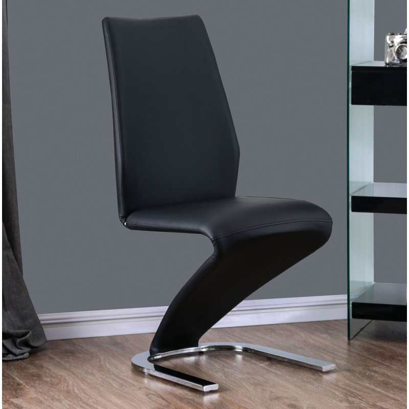 Ayleth Upholstered Dining Chair, Black