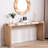 Modern Console Table With Chevron Patterned Top