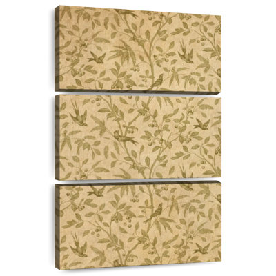 Kerner Birds And Vines Pattern