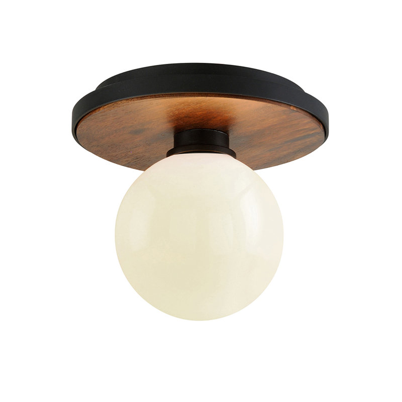  Plafonnier semi-encastré simple sphère 9 po Cadet