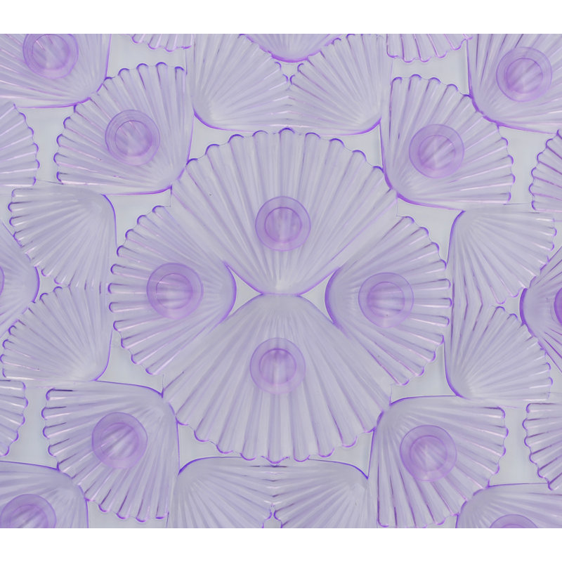 Tapis de douche Tabron, Mauve