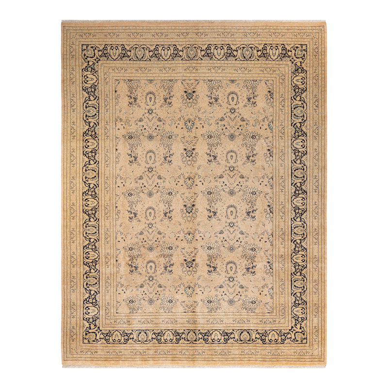 Classic One-of-a-Kind 9' 1" X 11' 10" Hand Knotted Area Rug