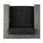Coussin de salon pivotant confortable pour l'extérieur - Chaise robuste et en fer avec coussins-155724761