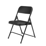 NPS 800 Series Premium Lightweight Plastic Folding Chair Pack of 8