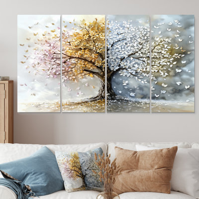 «Four Season Tree Of Life I - Tree of Life», ensemble d'art sur toile