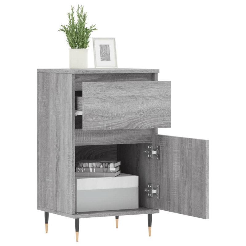 Mariss 1 - Drawer Chest of Drawers, Grey Sonoma