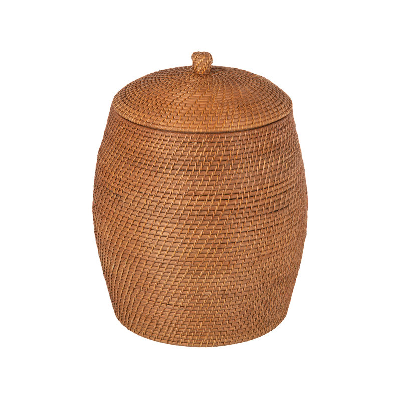 Quamba Laundry Hamper, Honey Brown