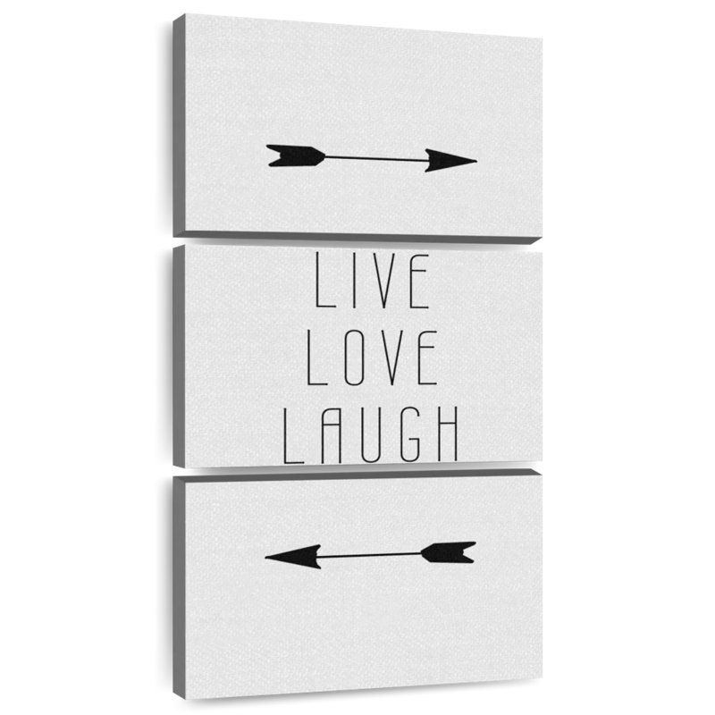 Signe «Live Love Laugh», H 32 po x l 15 po