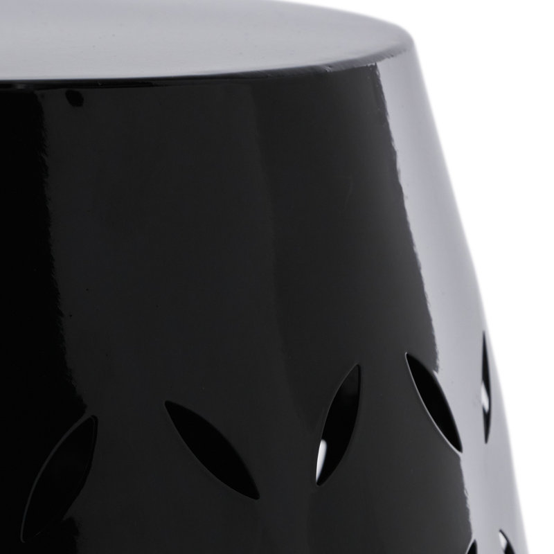 LILAC 12" Accent Side Table, Black