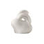 Figurine de lapin de Pâques en céramique Mini ornement de lapin blanc-1824133107