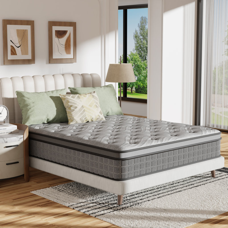 Matelas à ressorts mi-ferme 12 po Evann, 12", Grand lit