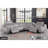 Clayson Upholstered Power Reclining Curved Sectional Reversible