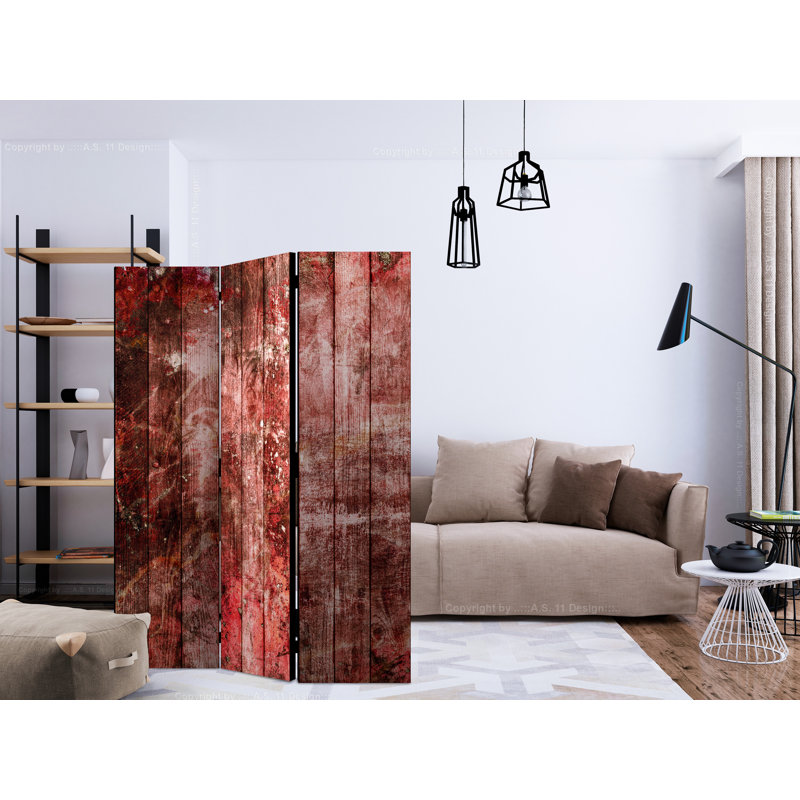 135cm W x 172cm H 3 - Panel Wood Folding Room Divider