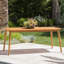 Table de salle à manger d'extérieur avec structure en bois d'acacia