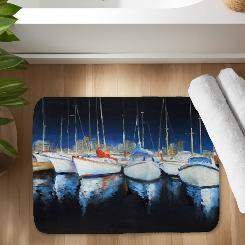 Charlcombe Non-Slip Bath Mat, 17"W x 24"L