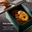 Tower T826175FOR Renaissance Bread Bin, 16L Capacity, Simple Pull Lid, Forest Green