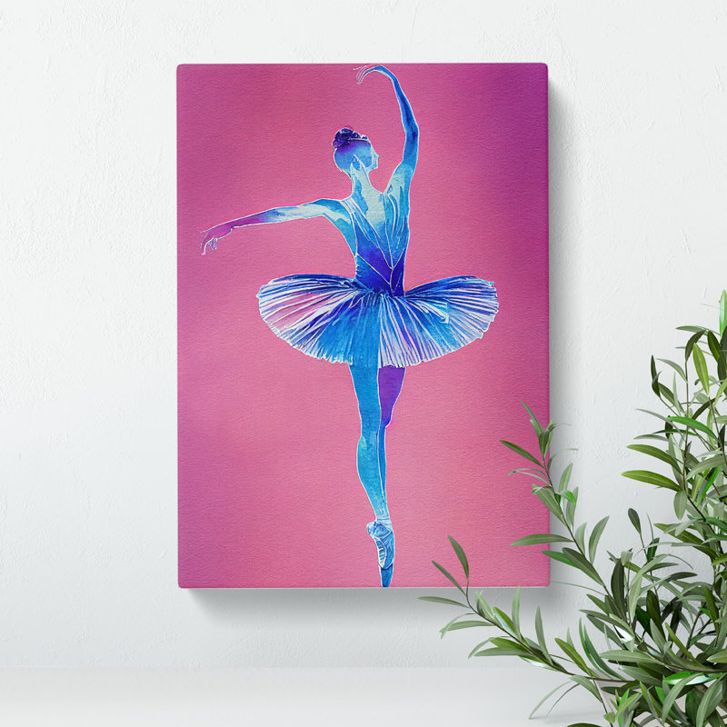 XC1022-4194X Striking Ballerina - Wrapped Canvas Print, 50cm H x 35cm W x 3cm D