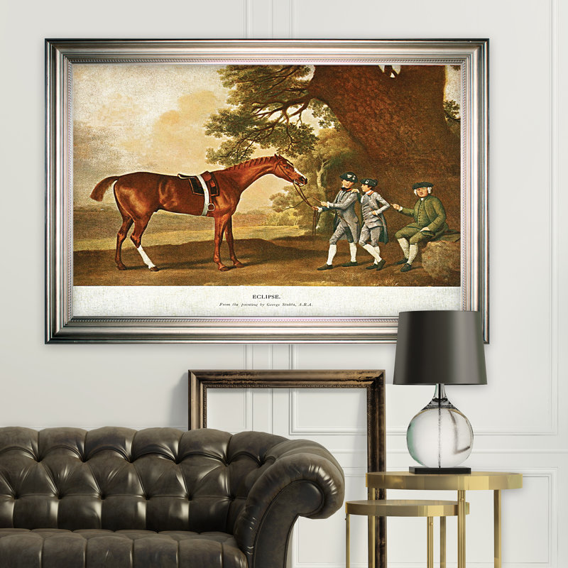 « équin drawing i », impression, H 18 po x l 27 po x P 1,5 po, Pas de tapis, Toile tendue