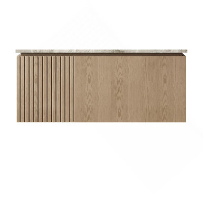 Armoire en contreplaqué 36 "avec porte et tiroir, sans cuve et dessus, sans robinet et évier