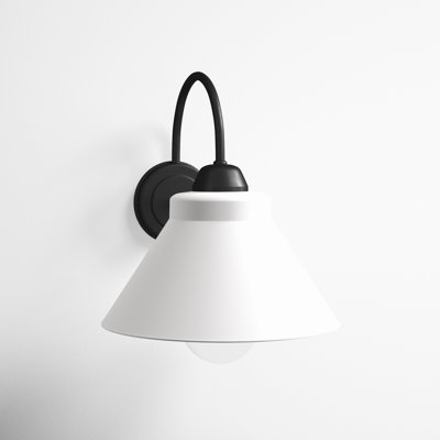 Shayne Single Light Bell Outdoor Aluminum Wall Light