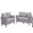 Fabric Sofa Loveseat