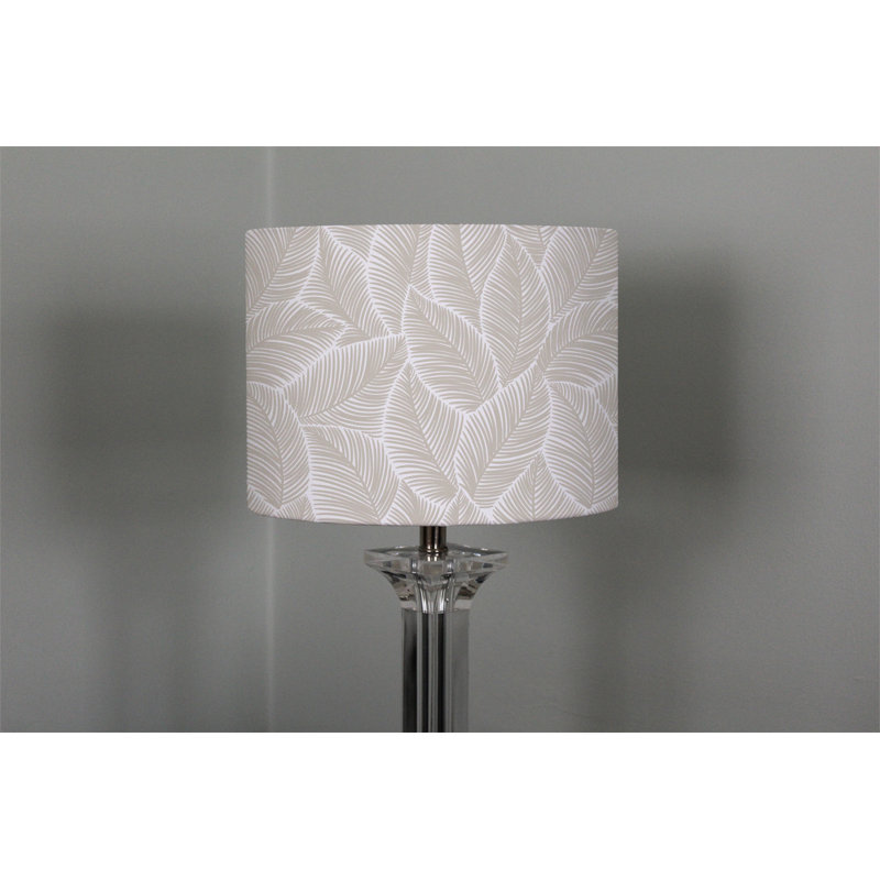 25cm H Canvas Drum Pendant Shade ( Clip On )