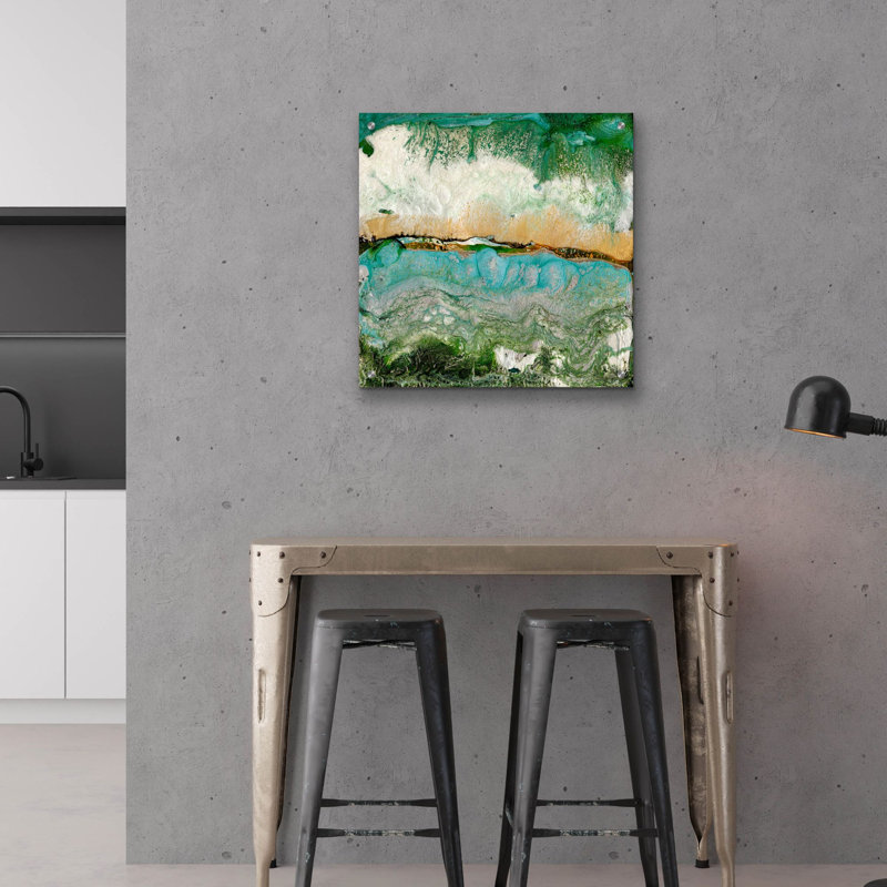 «Tigris» par Alicia Ludwig, art mural en verre acrylique, H 24 po x l 24 po x P 0,2 po