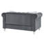Causeuse moderne grise pour des intérieurs confortables-117825558