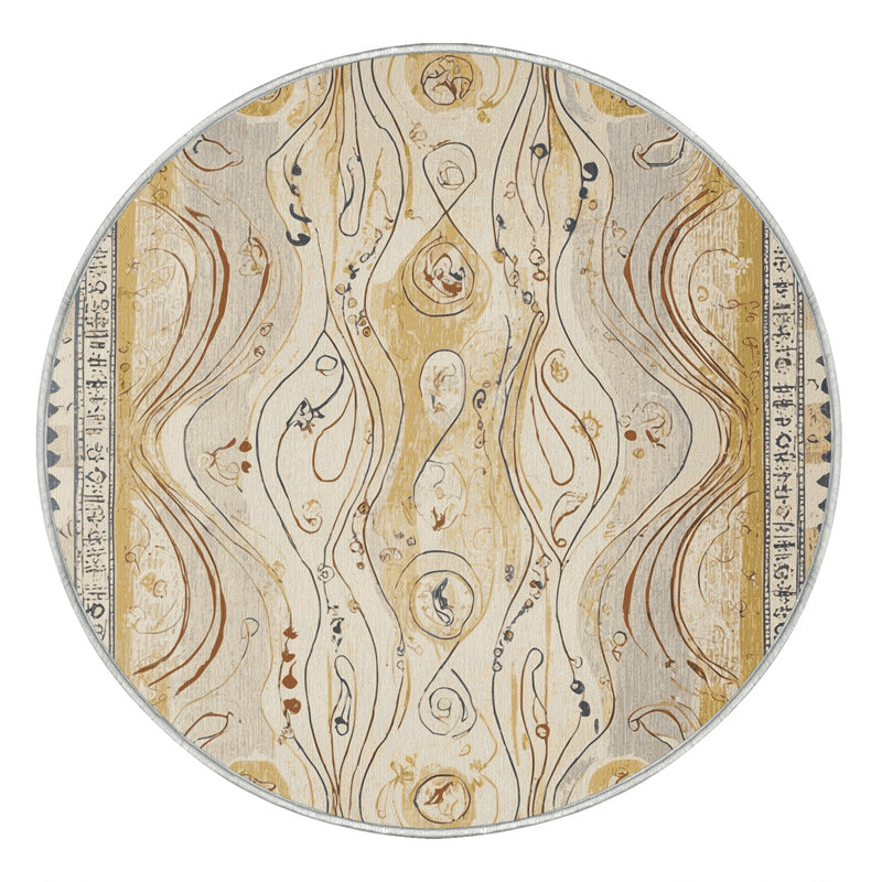 Zippy Loop Rug, Round 7'