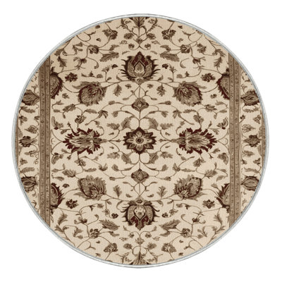 Tapis beige lavable à la machine