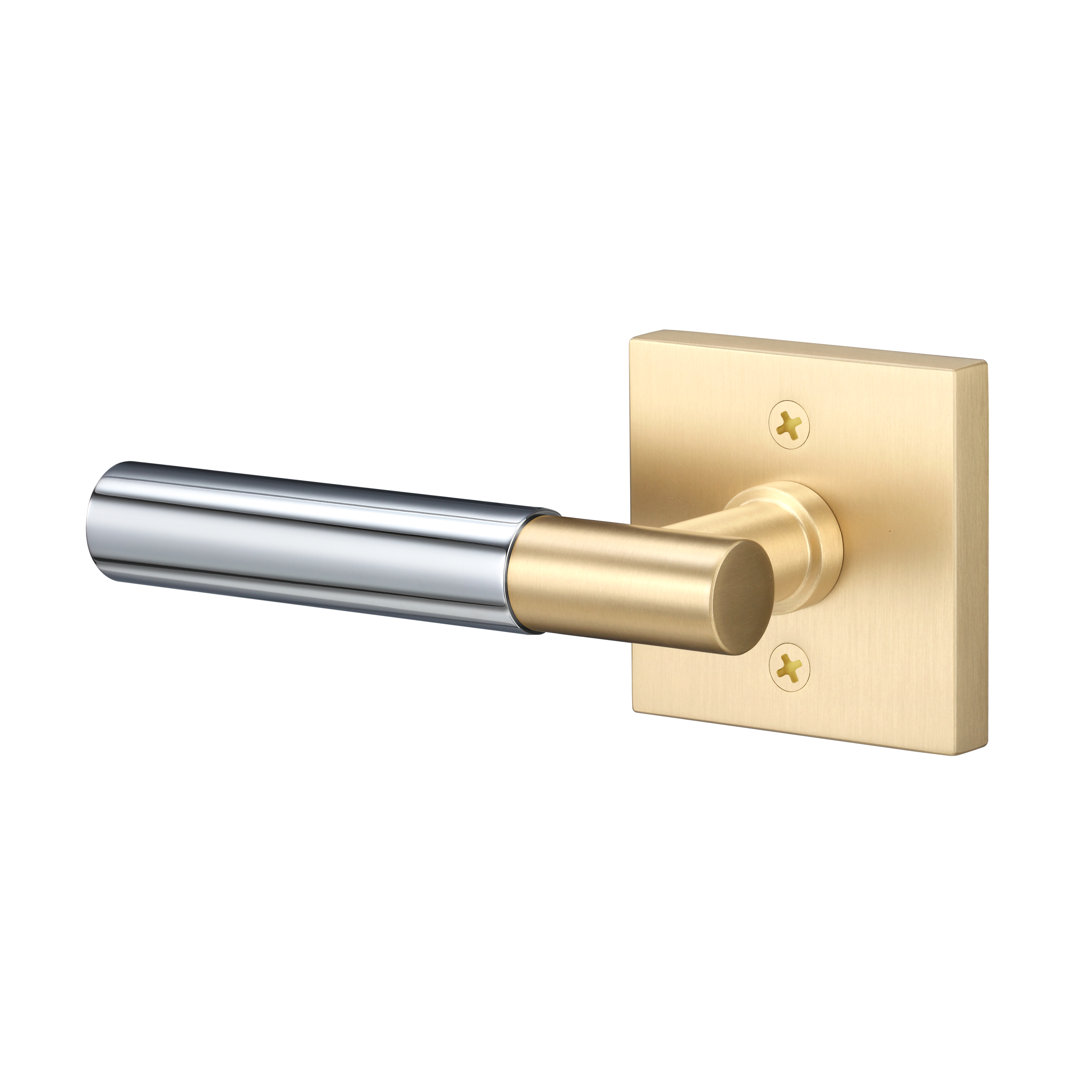 Aspra Square Dummy Rosette, Smooth Grip Sure-Loc Hardware 