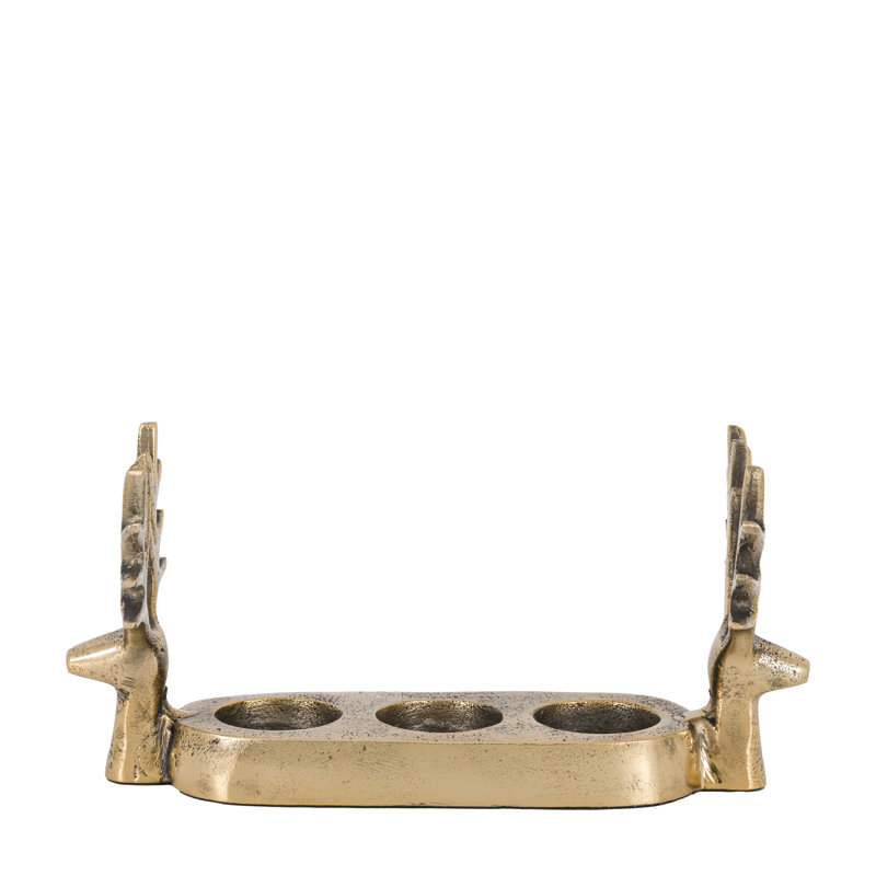 16Cm Aluminum Tabletop Tealight Holder