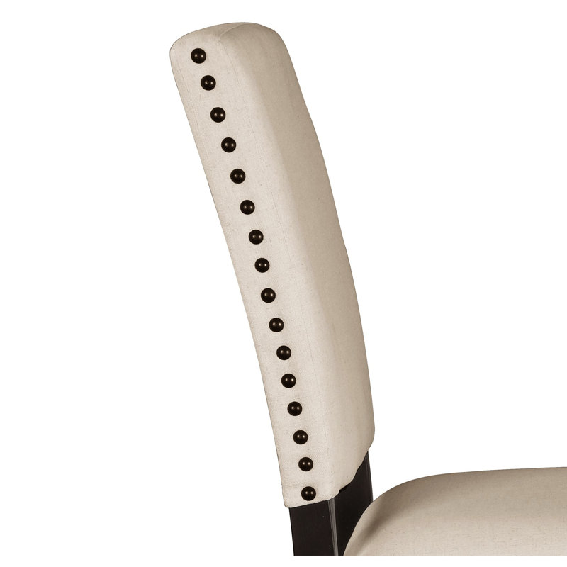 Mobilier de salle à manger avec chaises en tissu 2 pièces