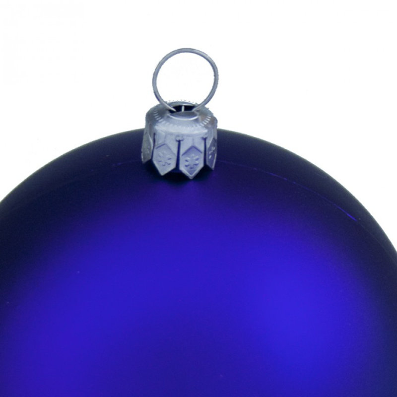 8cm Ball Ornament, Purple Satin