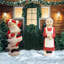 Grande statue de Noël en plastique moulé par soufflage de 40 pouces PMU