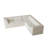 Canapé modulaire moderne en L modulaire, ensemble de canapé de plancher de luxe-108843231