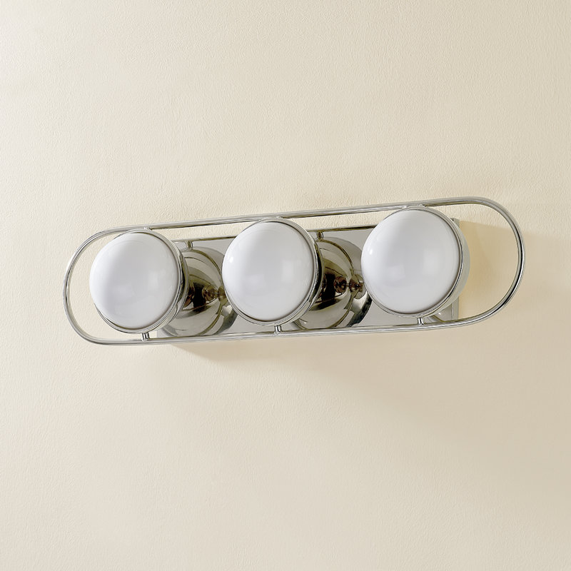 Amy 3 Light Bath and Vanity, Polished Nickel