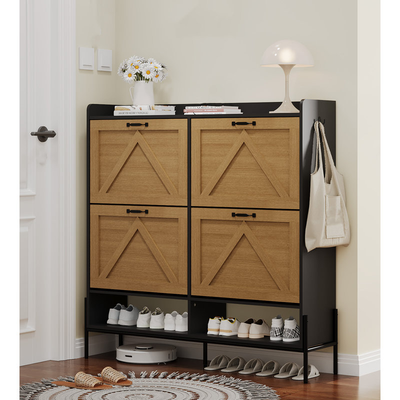 30 Pair Flip Down Shoe Storage