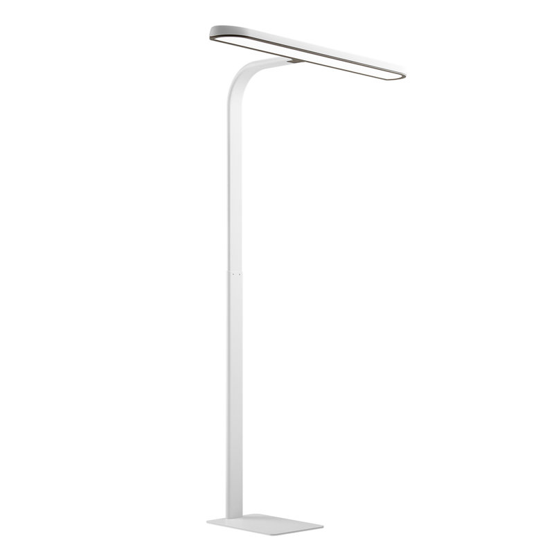 63.0'' 6-Level Height-Adjustable LED Directional Task Floor Lamp