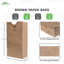 Sacs en papier kraft brun Ecoqualité de 12 lb, pour les collations, le déjeuner, les sacs-cadeaux, l'épicerie et les produits (100)