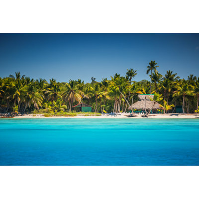 Caribbean Wild Beach - Wrapped Canvas Print