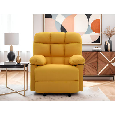 Fauteuil inclinable et berçant en tissu Tampere
