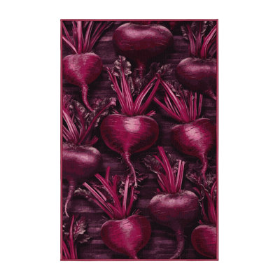  Tapis lavable de légumes de betterave