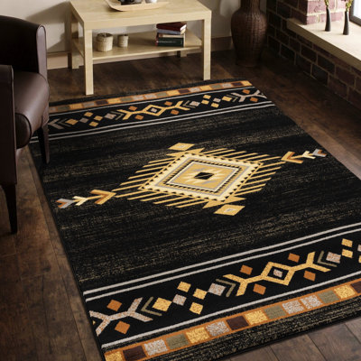 Tapis noir Tribes Gcyls4001, 2 pi 7 po X 3 po, polypropylène, teinté, pour revêtement de plancher de remise à outils, garage