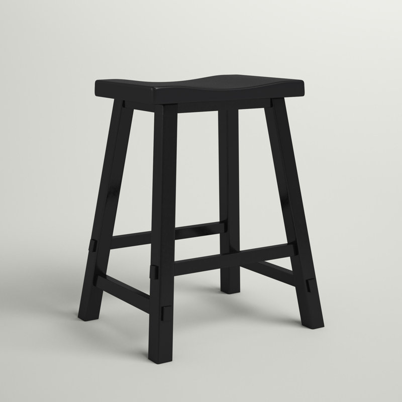 Knaack 30" Barstool w/ Chair Glides, Black, Bar Stool (30" Seat Height)