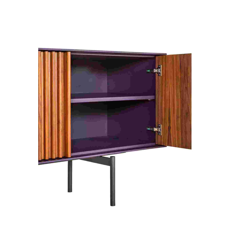 Ka-Bera 94.5'' W Sideboard, Aubergine