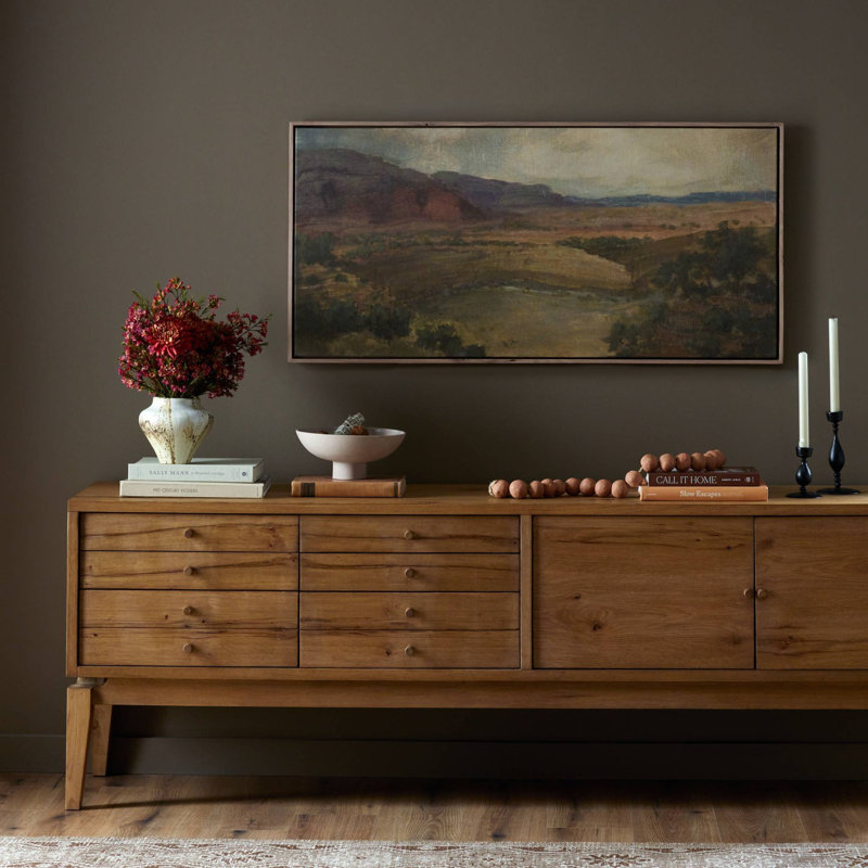 Desert Hues II Painting by Aileen Fitzgerald, 23.5" H x 48" W