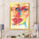 Double portrait expressionniste de deux femmes - œuvre d'art sur toile Glam