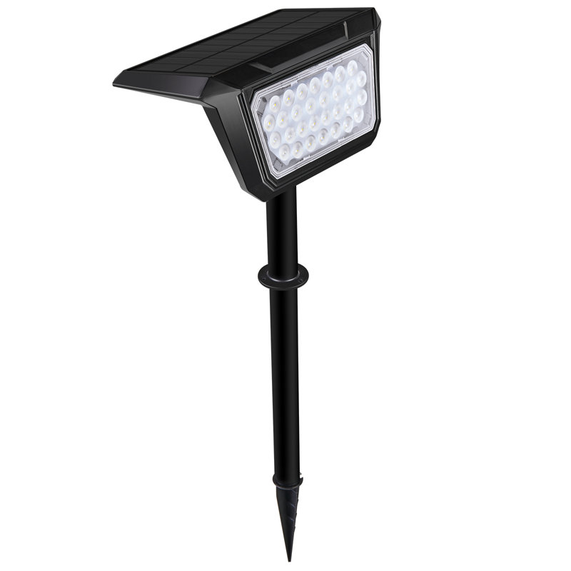 40 lumières de chemin solaire d'extérieur blanches résistantes aux intempéries 40 000 lumens 3000K 2 pièces